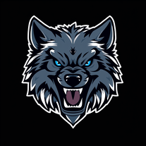 Mascot wolf