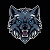 Mascot wolf icon