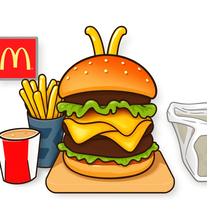 Mcdonald's food designs
