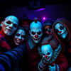 Me and friends in halloween times icon