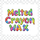 Melted Crayon Wax letter text icon