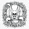 Metamorphosis gothic coloring icon