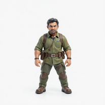 Miniature Explorer Beneath the Bonsai Canopy