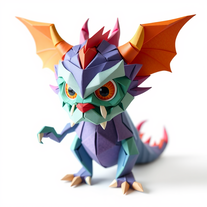 monster origami char
