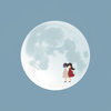 moon with anime cupple icon