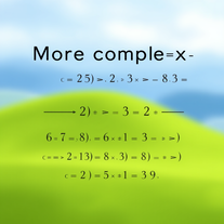 More complex mathematics