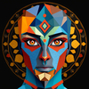Mosaic Masterpiece: A Geometric Vision icon