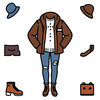 My daily outfit icon