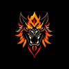 my logo in fire icon