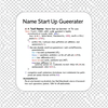 Name Start Up Generator icon