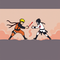 naruto vs. sasuke