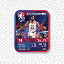 nba player card gener
