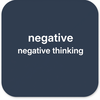 negative thinking icon