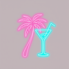 Neon bar icons icon