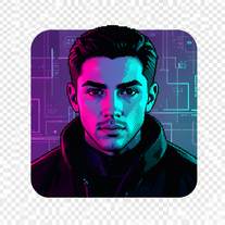 NEON PIXEL ART