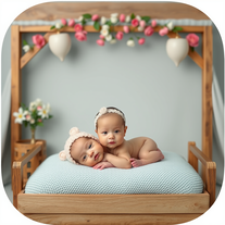 Newborn Set Digital Backdrop