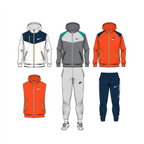 Nike tracksuit template