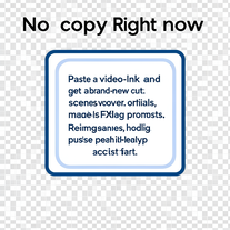 No copy right now