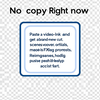 No copy right now icon