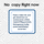 No copy right now icon