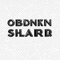 Obsidian Glass Shard letter text