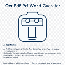 Ocr Pdf Word Generator
