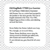 Old English 1700s lyrics Generator