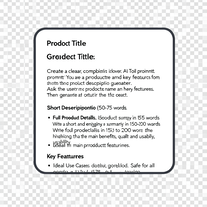 Product Description Generator
