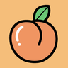 OutPeach logo
