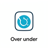 Over under icon