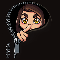 Peek-A-Boo Behind the Zipper