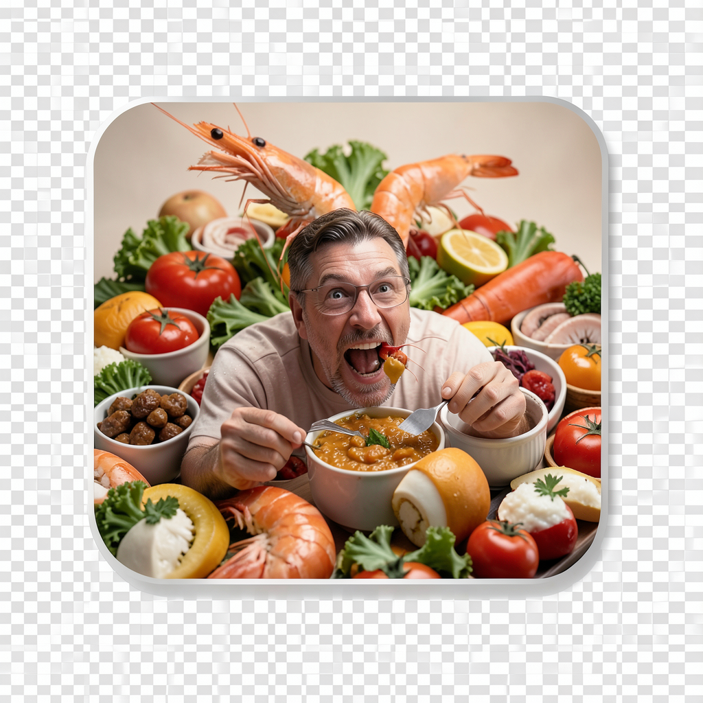 Perched Above the Colossal Shrimp Cocktail