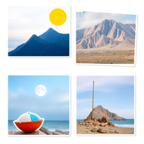 pre cut cutouts of photos for collage pieces