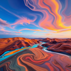 PhotoReal Master – Liquid Dreams – Melt landscapes into flowing rivers of color and glass-like skies. icon