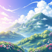 Picturesque Anime Scene  2