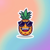 PINEAPPLE 3 D icon