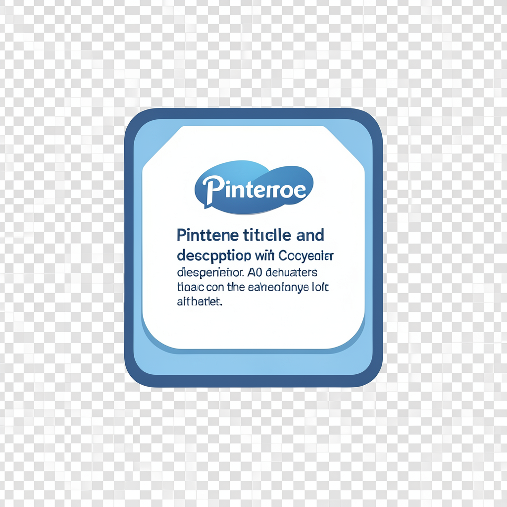Pinterest title and description with CTAgenerator