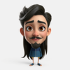Pixar Character Portrait icon