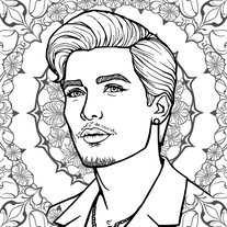 Pop culture colouring pages