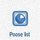 Pose list icon
