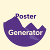 Poster Generator Text icon
