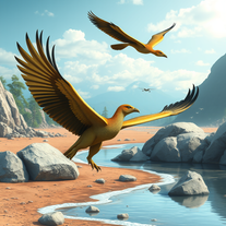prehistoric animals wallpaper and flying prehistoric birds wallpaper and other flying