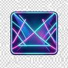 Pro digital neon backdrop icon