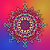 Images 3d mandala and pattern