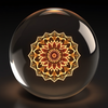 Professional 3D designer mandala maker miniature glassball