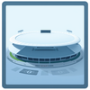 Professional new 3d estadium designer in the world icon