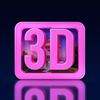 Pseudo 3D icon