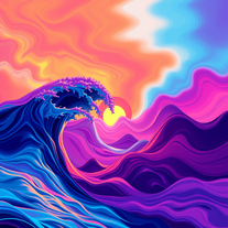 Psychedelic Abstract Image Generator