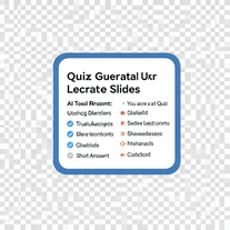 Quiz Generator Using Lecture Slides