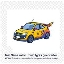 rallycar music lyrics generator